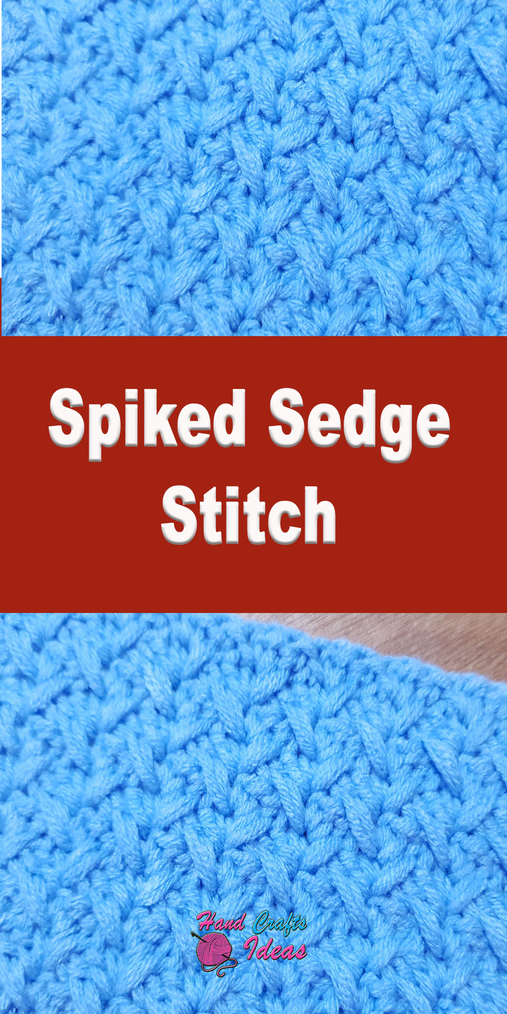 How to crochet the Spiked Sedge Stitch Easy For Beginners