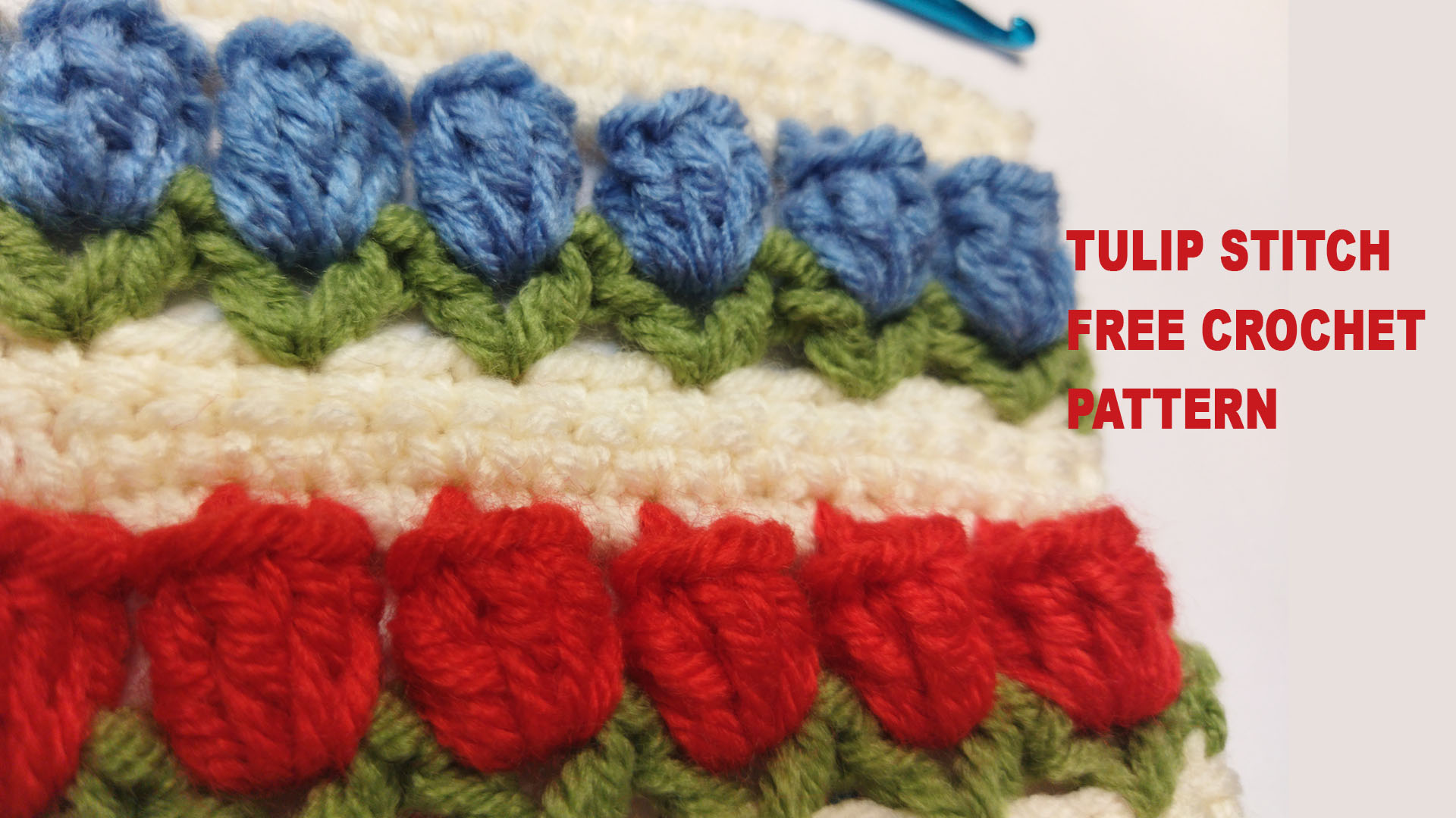 Tulip Stitch Free Crochet Tutorial