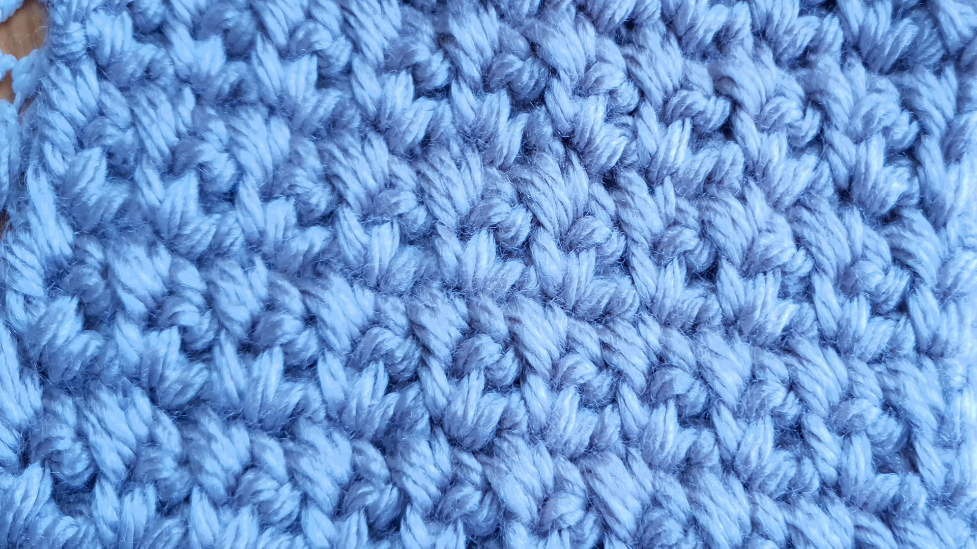 Single crochet mesh stitch