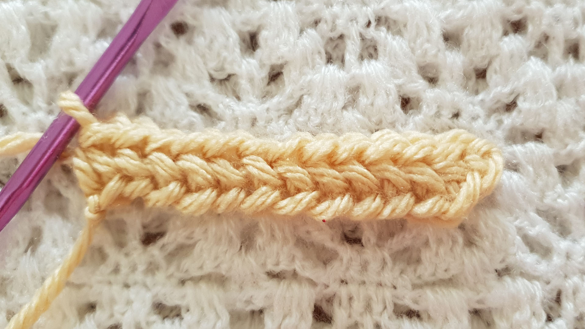 Herringbone single crochet stitch Hand Crafts Ideas